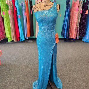 Caia 3049 Dark Aqua Size 6 Prom Dress/Evening Formal